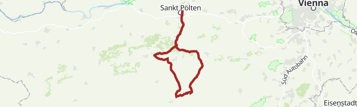 Route map: stp Route #6 Gutensteiner Alpen